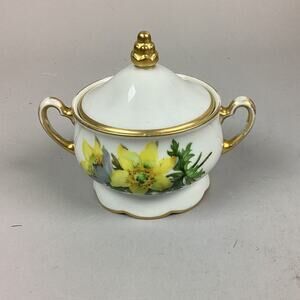 Thomas Adler Bavaria Berchtesgaden Floral Sugar Bowl With Lid